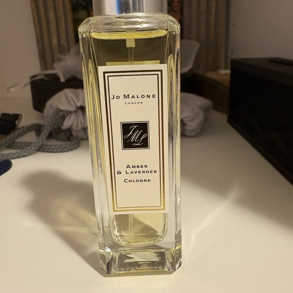 Jo Malone Amber & Lavender Cologne with Cream Label